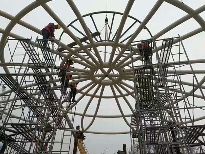 圓柱、箱型柱、十字形柱